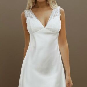 Princess Polly White Lace babydoll dress with doll dress